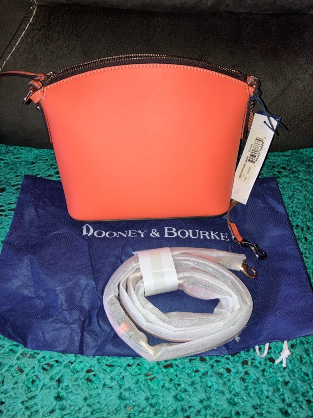 Dooney &Bourke Beacon Dome “Coral” Crossbody - Picture 5 of 8